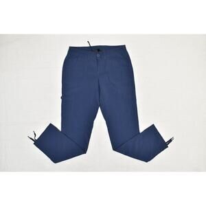 North Face Pants Womens 4 Blue Convertible Hiking Cargo Nylon Stretch Outdoor